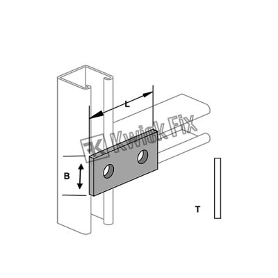 Piastra Piana 2 Fori - Image 2