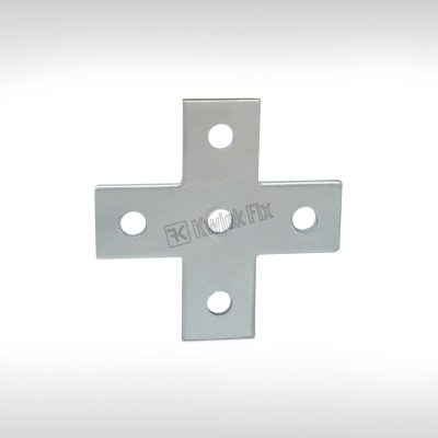 Piastra Piana Croce 5 Fori