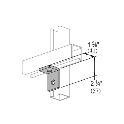 Piastra Angolare 90°  a 2 Fori - Image 2