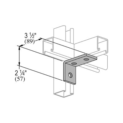 Piastra Angolare 90°  a 3 Fori - Image 2