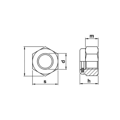 Dado Auto Bloccanti Din 985 - Image 2