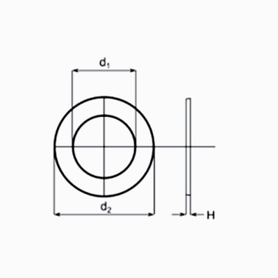 Plain Washer DIN 125 Zinc Plated - Image 2
