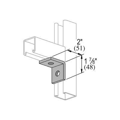 2 Hole 90° Angle Bracket - Image 2