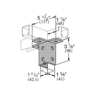 3 Lug Wing Bracket - Image 2