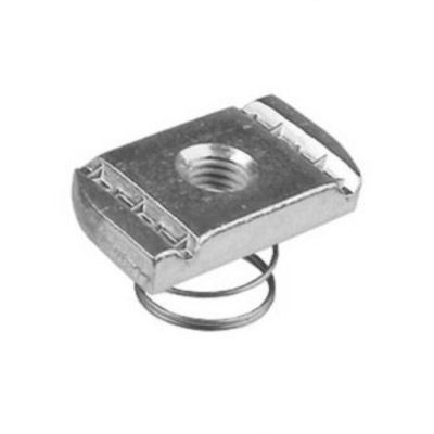 Channel Nut Short Spring Bright Zinc Plated
