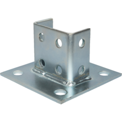 Double Channel Square Post Base