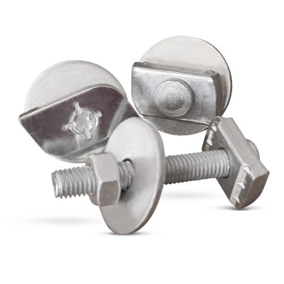 Hammer Head Bolt  With  Round Washer  And Hex Nut