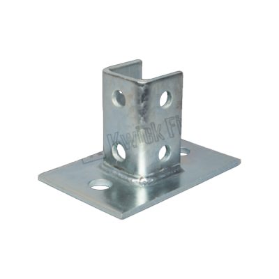 Single Channel Vertical Base Plate 2 Hole