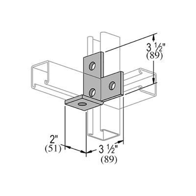 T Bend Right Hand Bracket - Image 2