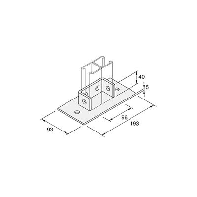 Double Channel Base Plate - Image 2