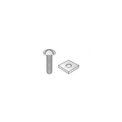 Roofing Bolt With Square Nuts HDG - Image 2