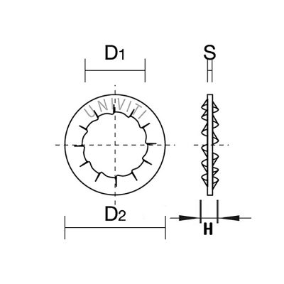 Sakeproof Washer (DIN 6798) - Image 2