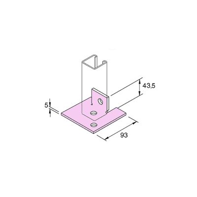 Single Channel Fix Base Plate - Image 2