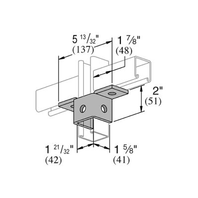 Small Wing Center Bracket - Image 2
