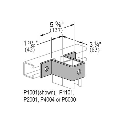 Top Hat Bracket 82 MM - Image 2