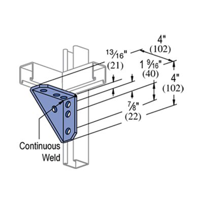 Welded Angle Bracket Heavy - Image 2